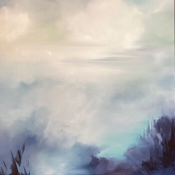 Картина под названием "Morning Twilight" - Anamaria Cepoi, Подлинное произведение искусства, Масло