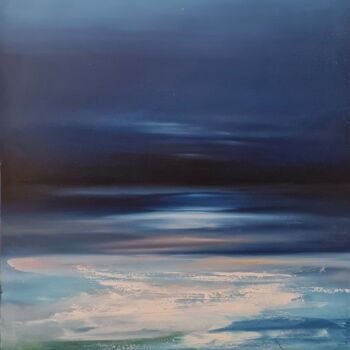 Painting titled "Horizon" by Anamaria Cepoi, Original Artwork, Oil