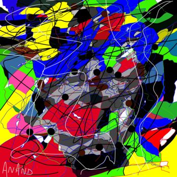Arte digital titulada "abstract-23.jpeg" por Anandswaroop Manchiraju, Obra de arte original, Pintura Digital