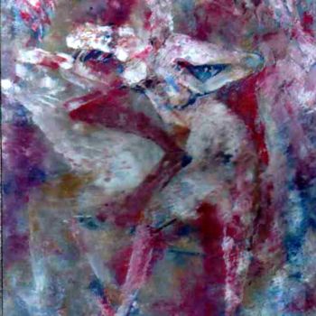 Painting titled "DANCE DANCE AND DAN…" by Anandswaroop Manchiraju, Original Artwork, Oil