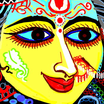 Digitale Kunst getiteld "DIETY-5,  DIGITAL A…" door Anandswaroop Manchiraju, Origineel Kunstwerk, Digitaal Schilderwerk