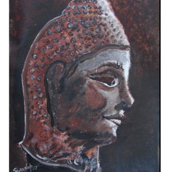 Ζωγραφική με τίτλο "Indian heritage of…" από Anandswaroop Manchiraju, Αυθεντικά έργα τέχνης, Ακρυλικό
