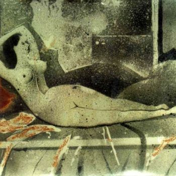 Картина под названием "Erotic mood" - Anandswaroop Manchiraju, Подлинное произведение искусства, Другой