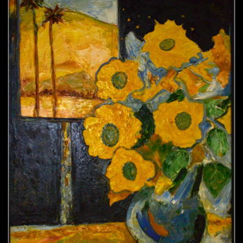 Painting titled "still-life-2" by Anandswaroop Manchiraju, Original Artwork, Oil