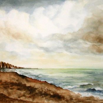 Pintura intitulada "Aromas del Mar" por Ana Pardo - The Lady Of Painting, Obras de arte originais, Óleo