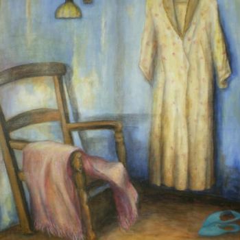 Painting titled "La siesta" by Ana Celia Quintana, Original Artwork