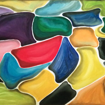Pintura titulada "Colores" por Anuska, Obra de arte original, Oleo
