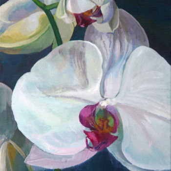 Pintura titulada "White color I" por Anastasia Chernysheva, Obra de arte original, Acrílico Montado en Bastidor de camilla d…
