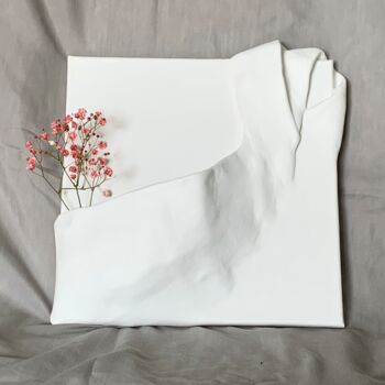 Malarstwo zatytułowany „Pocket, 30x30cm - s…” autorstwa Anastasia Grik, Oryginalna praca, Gips Zamontowany na Drewniana rama…