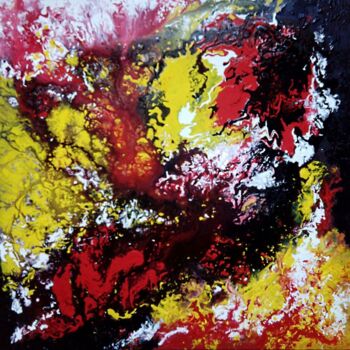 Картина под названием ""Volcano", 100 x 10…" - Анастасия Раковчена, Подлинное произведение искусства, Акрил