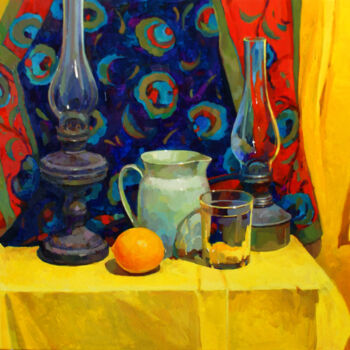 Malerei mit dem Titel "Натюрморт" von Anastasia Yarosevitch, Original-Kunstwerk, Öl