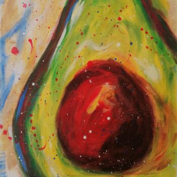 "Avocat/Avokado" başlıklı Tablo Anastasiia Beliaeva tarafından, Orijinal sanat, Akrilik