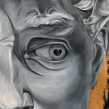 David Michelangelo Canvas, Oil, Painting by Anastasiia
