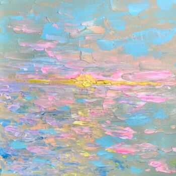 Malarstwo zatytułowany „Sunrise” autorstwa Anastasiia Ulle, Oryginalna praca, Akryl