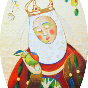 Pintura intitulada "Самотная Барбара" por Anastasiya Balysh, Obras de arte originais