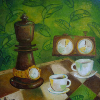 Malarstwo zatytułowany „Завтрак с королем” autorstwa Anastasiya Balysh, Oryginalna praca, Olej