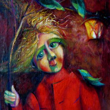 Картина под названием "Что несешь  над гол…" - Anastasiya Balysh, Подлинное произведение искусства, Масло