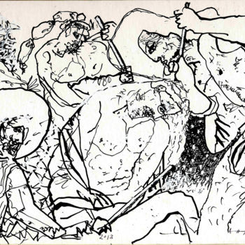 Drawing titled "anton-solomoukha-le…" by Anatole Solomoukha, Original Artwork
