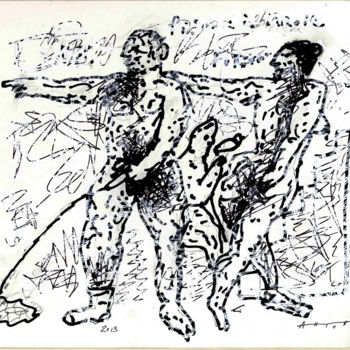 Drawing titled "anton-solomoukha-se…" by Anatole Solomoukha, Original Artwork