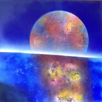 Painting titled "Ombre portee 14" by Anatole63, Original Artwork, Spray paint