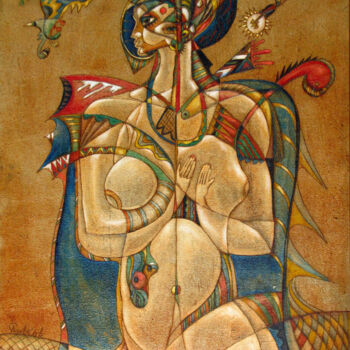 Malarstwo zatytułowany „Daughter of the Gre…” autorstwa Anatoliy Sivkov, Oryginalna praca, Olej