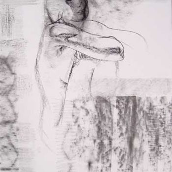 Dibujo titulada "Desnudo-27" por Anatoly Korobeynikov, Obra de arte original