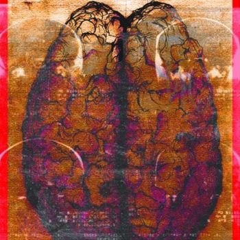 Malarstwo zatytułowany „cervell” autorstwa Anatomic Stylism, Oryginalna praca