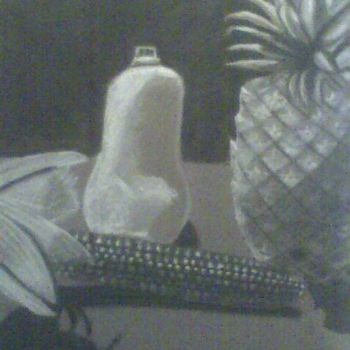 Drawing titled "still life with pin…" by Ana Castro, Original Artwork