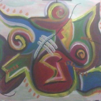 Painting titled "abstract" by Ana Castro, Original Artwork