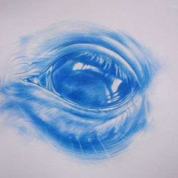 Painting titled "Eye 3" by Anca Sandu, Original Artwork