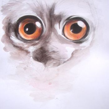 Painting titled "Eye 5" by Anca Sandu, Original Artwork