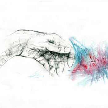Drawing titled "hand_sketch_1.jpg" by Anca Sandu, Original Artwork