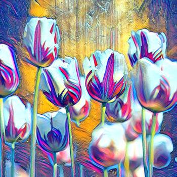 Arts numériques intitulée "Tulip.jpeg" par Andalie, Œuvre d'art originale