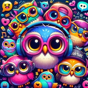 "Cheerful Owl" başlıklı Dijital Sanat Anderson Soares tarafından, Orijinal sanat, Dijital Kolaj