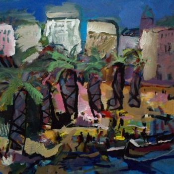 Painting titled "Collioure. La Prome…" by Juris Andersons, Original Artwork