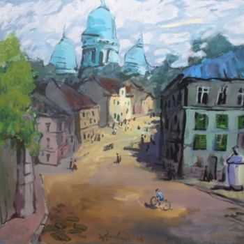 Painting titled "Paris. Montmarte" by Juris Andersons, Original Artwork