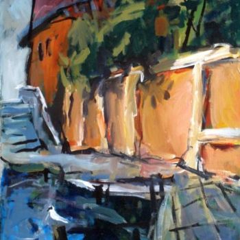 Painting titled "Venice. Zattere" by Juris Andersons, Original Artwork