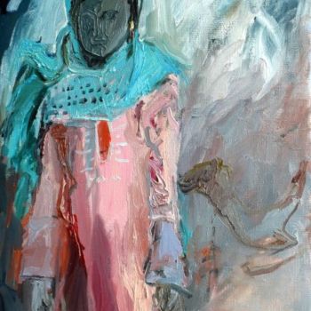 Painting titled "Egyptian Girl" by Juris Andersons, Original Artwork