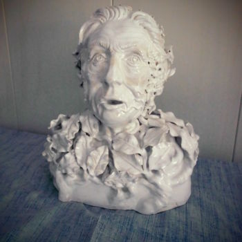 Sculpture titled "Baucis" by Andimar, Original Artwork, Ceramics