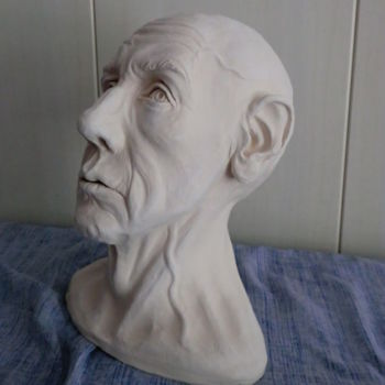 Sculpture titled "Raskolnikov" by Andimar, Original Artwork, Ceramics