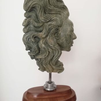 Sculpture titled "Pandora" by Andimar, Original Artwork, Stone