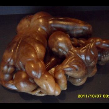Sculpture intitulée "Scham, Trauer" par Andimar, Œuvre d'art originale
