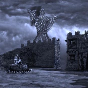 Fotografía titulada "La guardia del poder" por Gustavo Horacio Andino, Obra de arte original