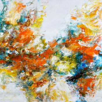 Malarstwo zatytułowany „Burst of color XXVI” autorstwa Andrada Anghel, Oryginalna praca, Akryl