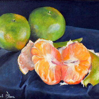 Schilderij getiteld "clementine-002.jpg" door Andre Blanc, Origineel Kunstwerk, Olie