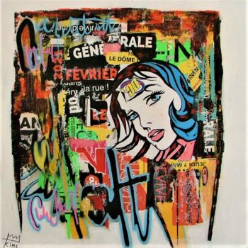 Collages titled "PASSION" by Andre Bordet (Kimo), Original Artwork, Collages