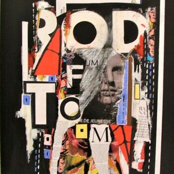 Collages titled "ROD" by Andre Bordet (Kimo), Original Artwork, Collages