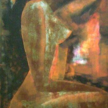 Peinture intitulée "rêve d'acier" par Andre Bourdin, Œuvre d'art originale