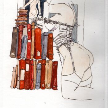 印花与版画 标题为“Rêves de papier” 由André Colpin, 原创艺术品, 蚀刻