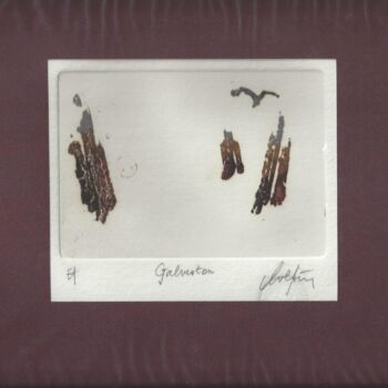 Gravures & estampes intitulée "Galveston" par André Colpin, Œuvre d'art originale